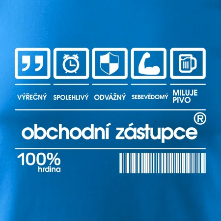Čárový kód obchodní zástupce