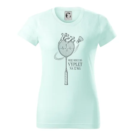 Badminton srdce s výpletem