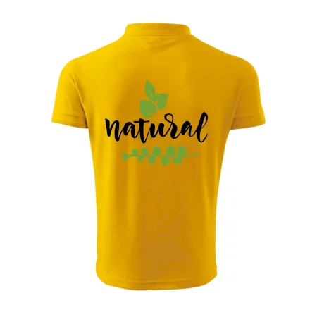 Natural - nápis v listech