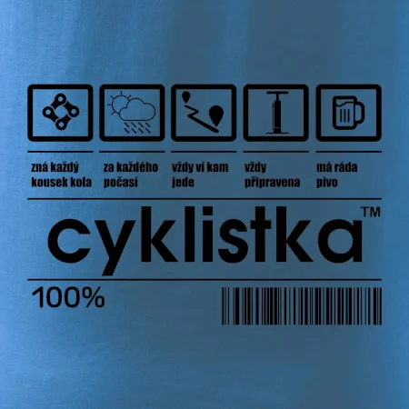 Čárový kód - Cyklistka