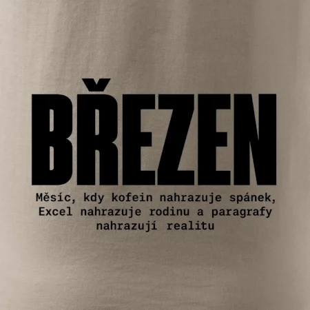 Březen kofein místo spánku