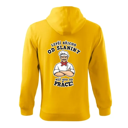 Lepší břicho od slaniny než hrb od práce