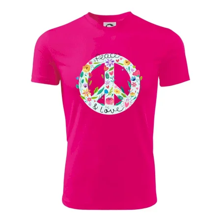 Peace and love symbol