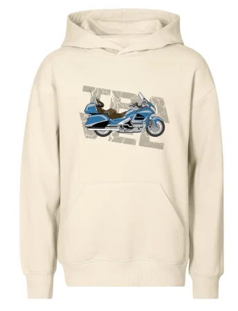 Cestovní motorka Amerika modrá