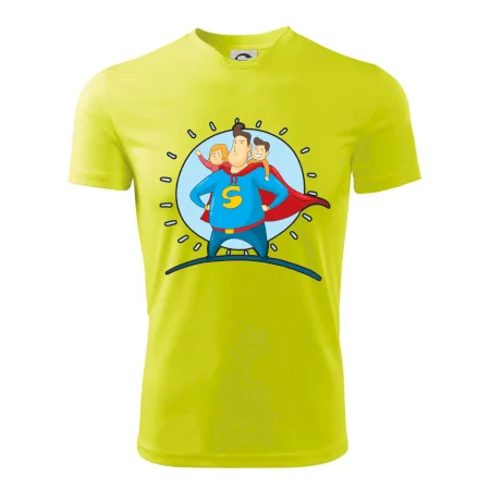 Táta superman - holka a kluk
