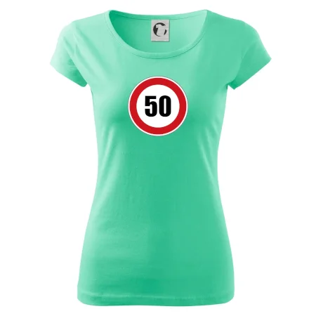 Dopravní značka - omezení rychlosti 50