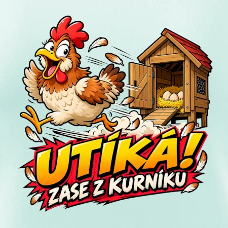 Útěk slepice z kurníku