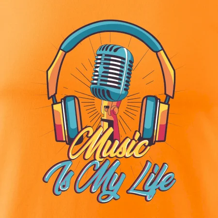 Music is my life sluchátka