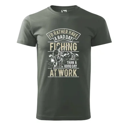 Fishing at work