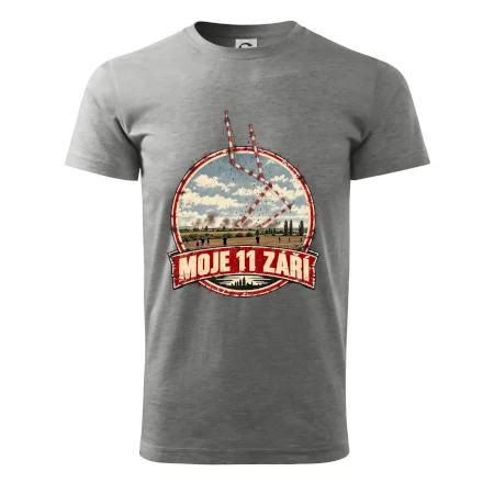 Liblice B bortící se věže moje 11 září retro odznak