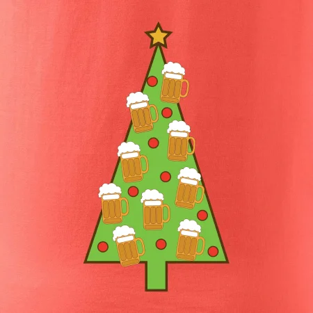 Nic více nepotřebuji - stromeček a pivo (Pecka design)