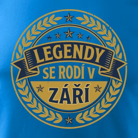 Legendy se rodí v září - Retro emblém