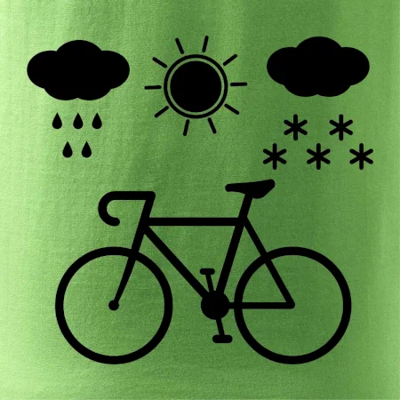Cyklista za každého počasí