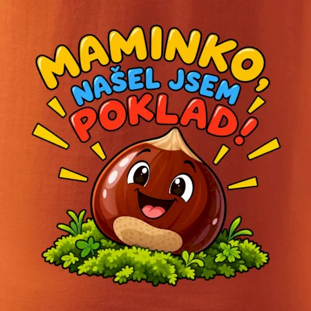 Kaštanový poklad na mechu