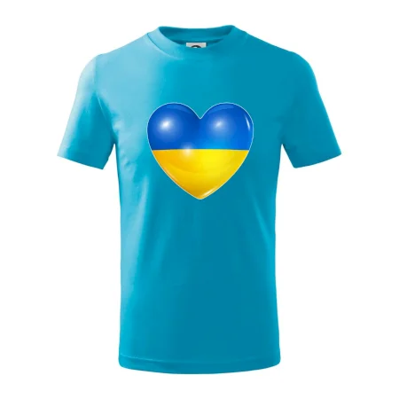 Ukrajina srdce vlajka