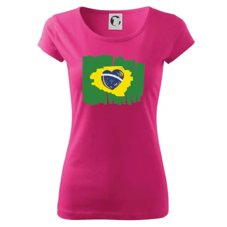 Brazílie vlajka srdce
