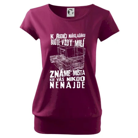 K řidiči náklaďáku buďte vždy milý