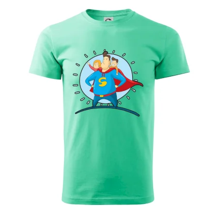Táta superman - holka a kluk