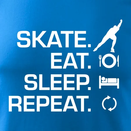 Eat sleep skate - lední bruslení