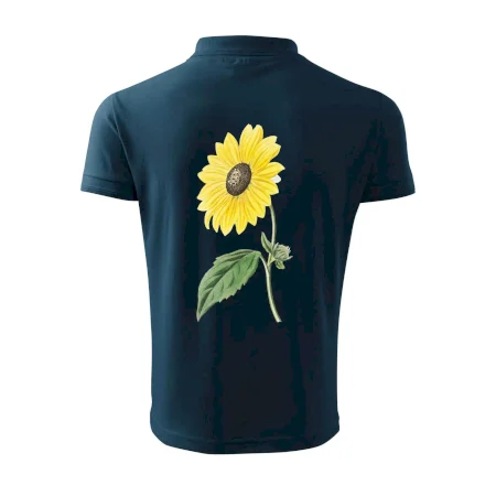 Slunečnice otočená