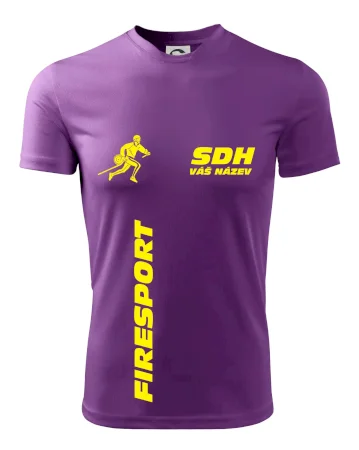 Hasičský sport SDH + váš název ŽLUTÁ