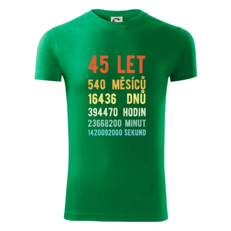 Narozeniny 45 přepočet času