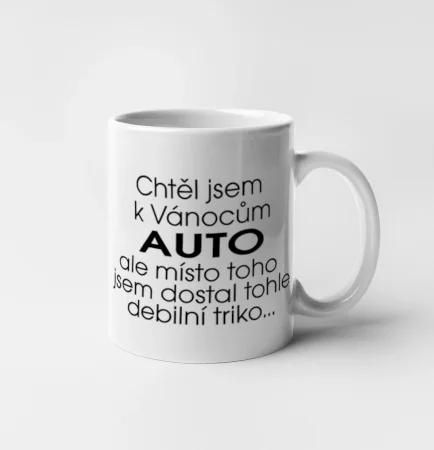 Chtěl jsem k Vánocům auto