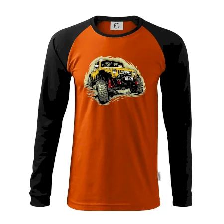 Žlutý offroad s navijákem