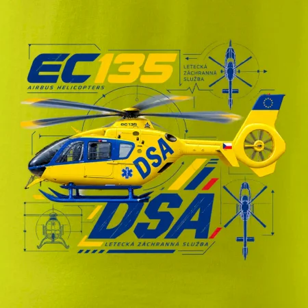 EC135 – technický motiv (DSA)