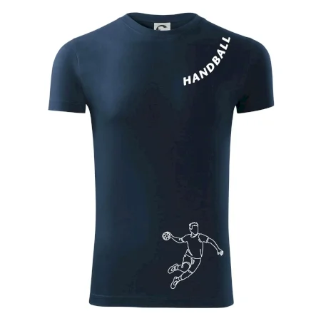 Handball nápis šikmo