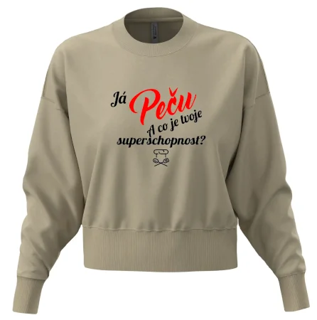 Já peču - tvoje superschopnost? šikmý nápis