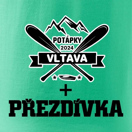 Na vodu - pádla hory (vlastní nápis)