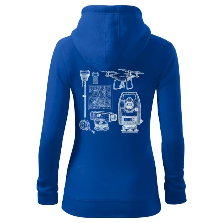 Geodet teodolit dron