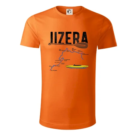 Mapa řeky Jizery