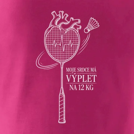 Badminton srdce s výpletem