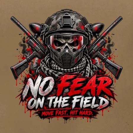 Lebka bojovníka no fear paintball