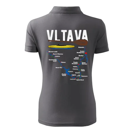 Mapa řeky Vltavy