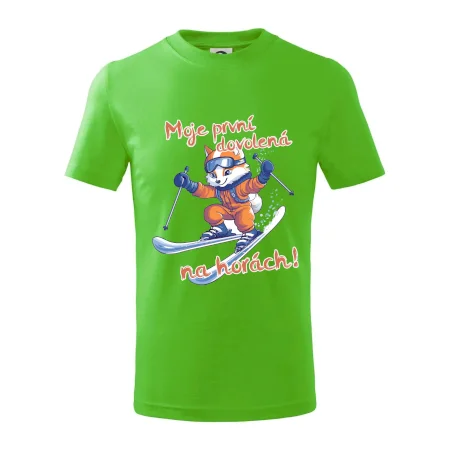 Moje první dovolená na horách oranžová liška