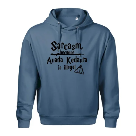Harry - Sarcasm, because Avada Kedavra is illegal