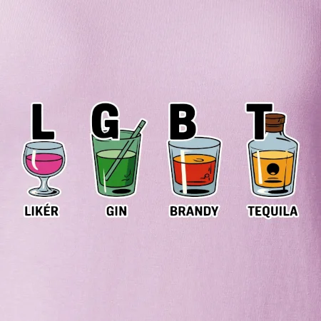 LGBT -  Likér, Gin, Brandy, Tequila