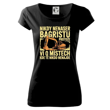 Velký bagr Nikdy Nenaser bagristu