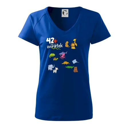 Tričko + 42 nažehlovacích zvířátek