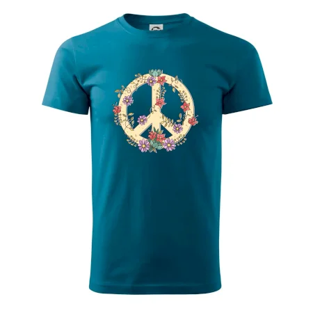 Peace symbol pískový