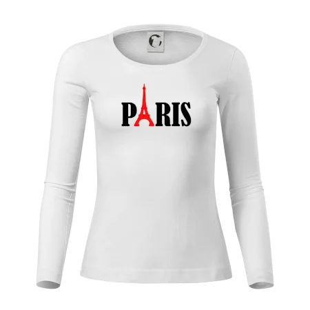 Paris nápis Eiffelova věž
