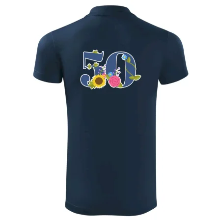 Květinové číslo kreslené - 50