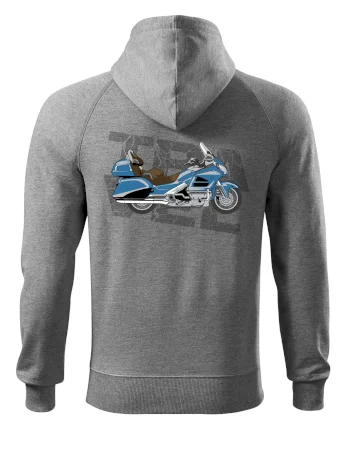 Cestovní motorka Amerika modrá