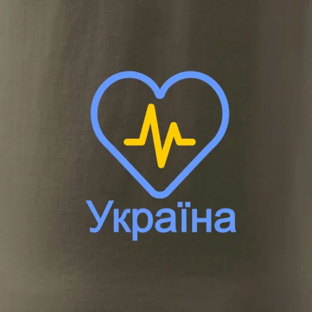 Moje srdce bije pro Ukrajinu - velké