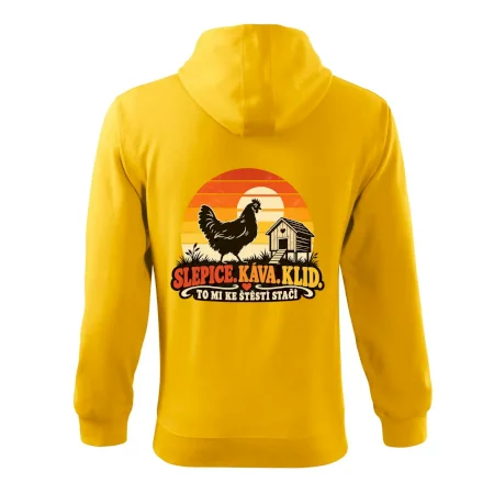 Slepice káva klid a pohoda