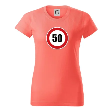 Dopravní značka - omezení rychlosti 50