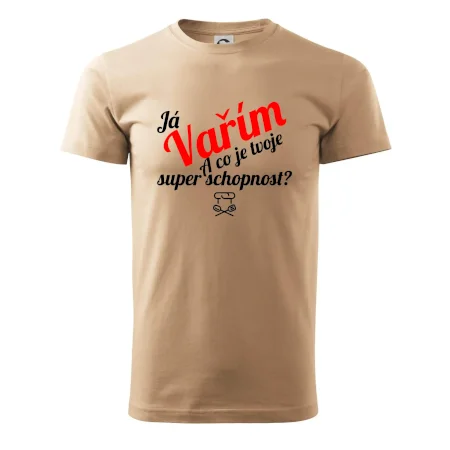 Já vařím - tvoje superschopnost? šikmý nápis